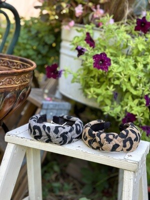 Leopard Knotted Headband