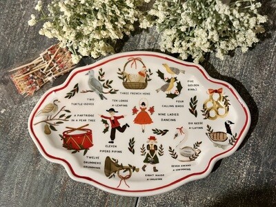 Christmas Sentiment Plate