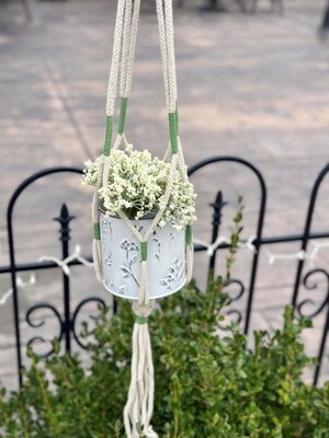 Knit Crochet Plant Hanger