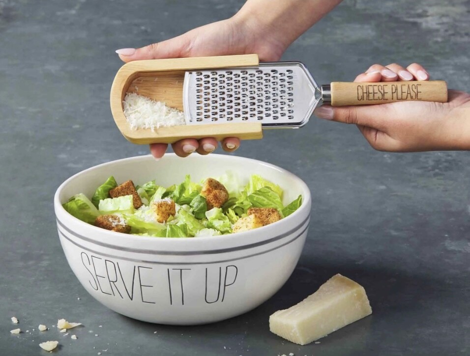 Serve It Up Bowl and Cheese Grater Set