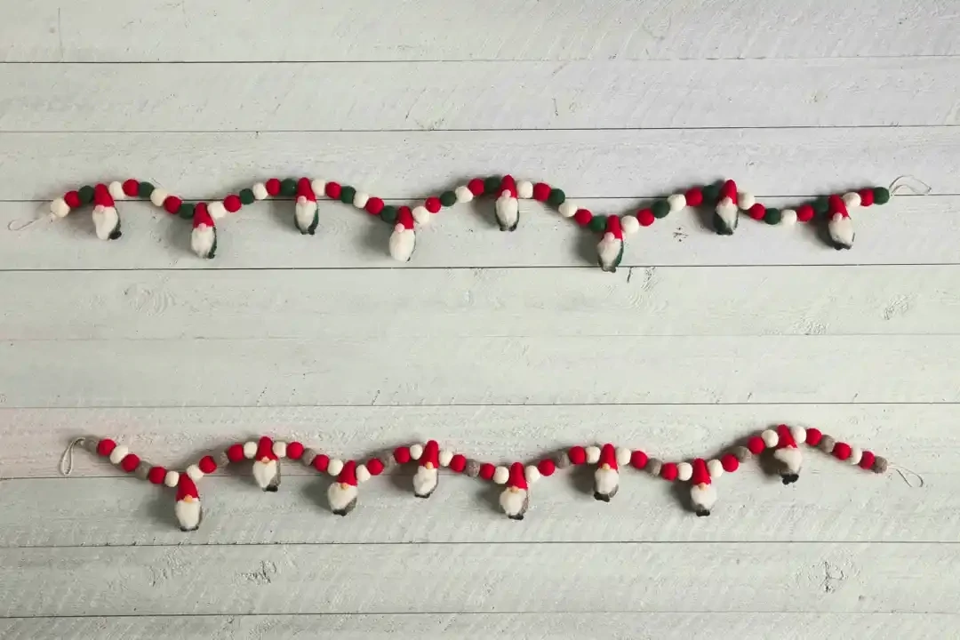 Wool Gnome Garland