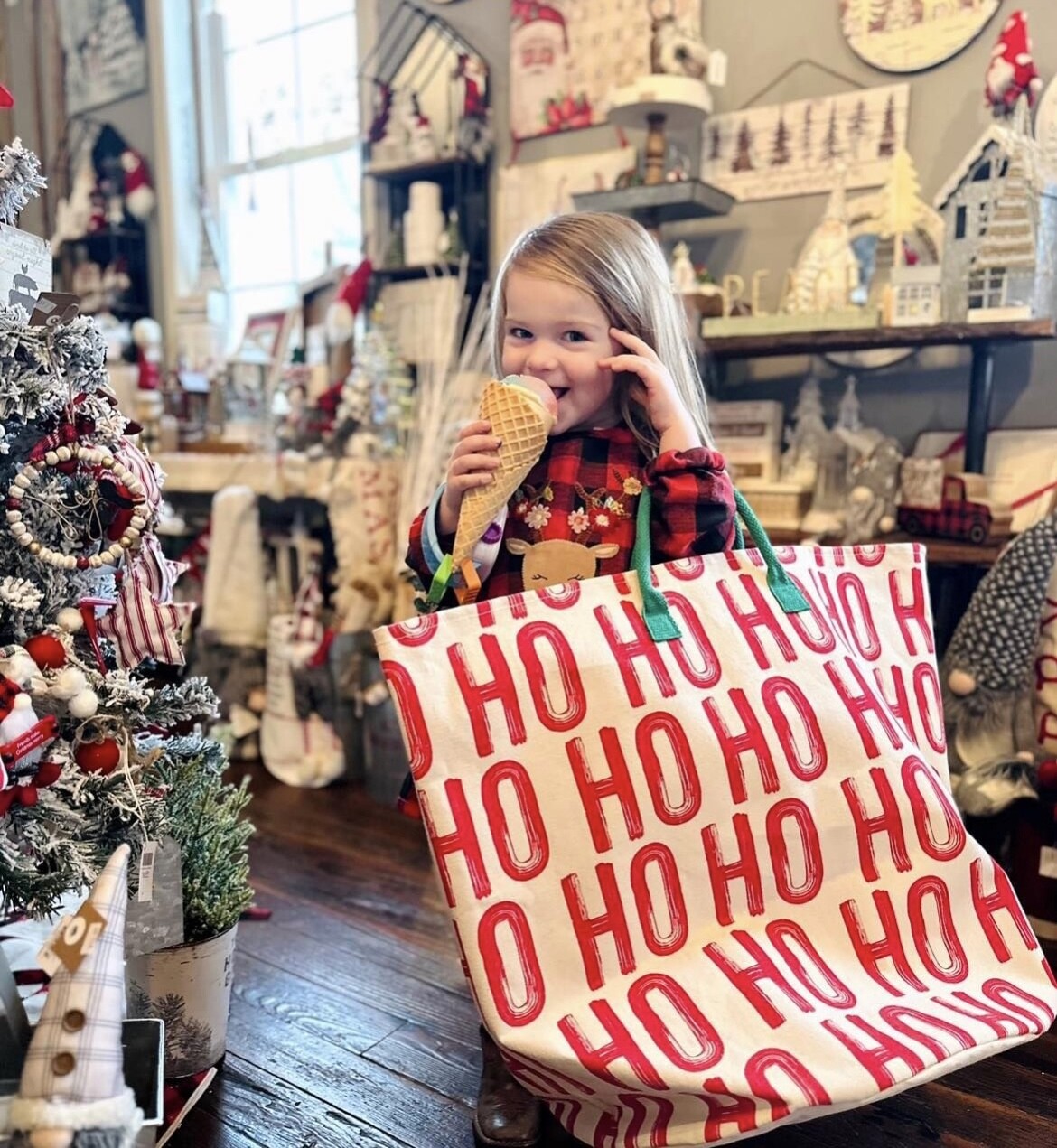 Ho Ho Chritmas Tote Bag