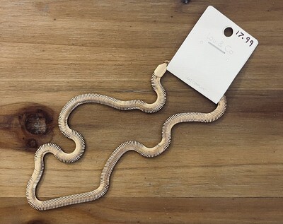 Gold-Plated Chain Necklace