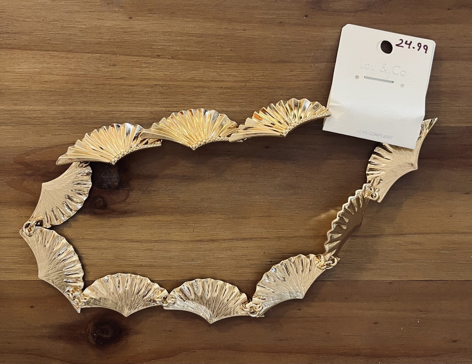 Wings-Shaped Metal Necklace