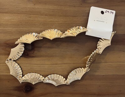 Wings-Shaped Metal Necklace