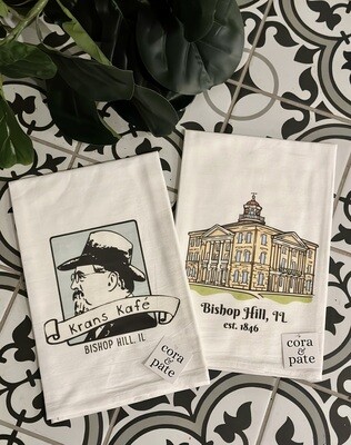 Bishop Hill Printed Tea Towels