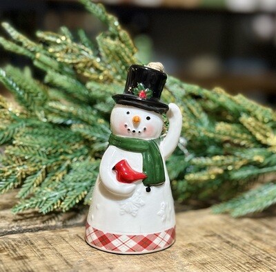 Snowman Bell Ornament