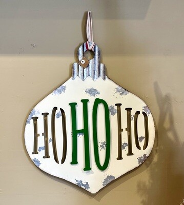 Ho Ho Christmas Door Hanger