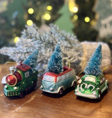 Transportation Tree Ornament