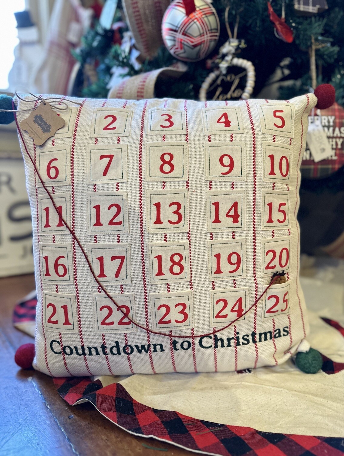 Xmas Advent Pillow