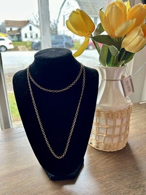 36&quot; Diamond Cut Chain Necklace