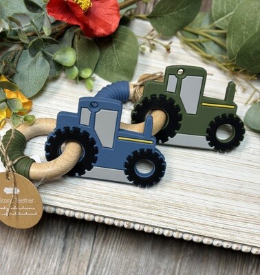 Tractor Silicone Teether