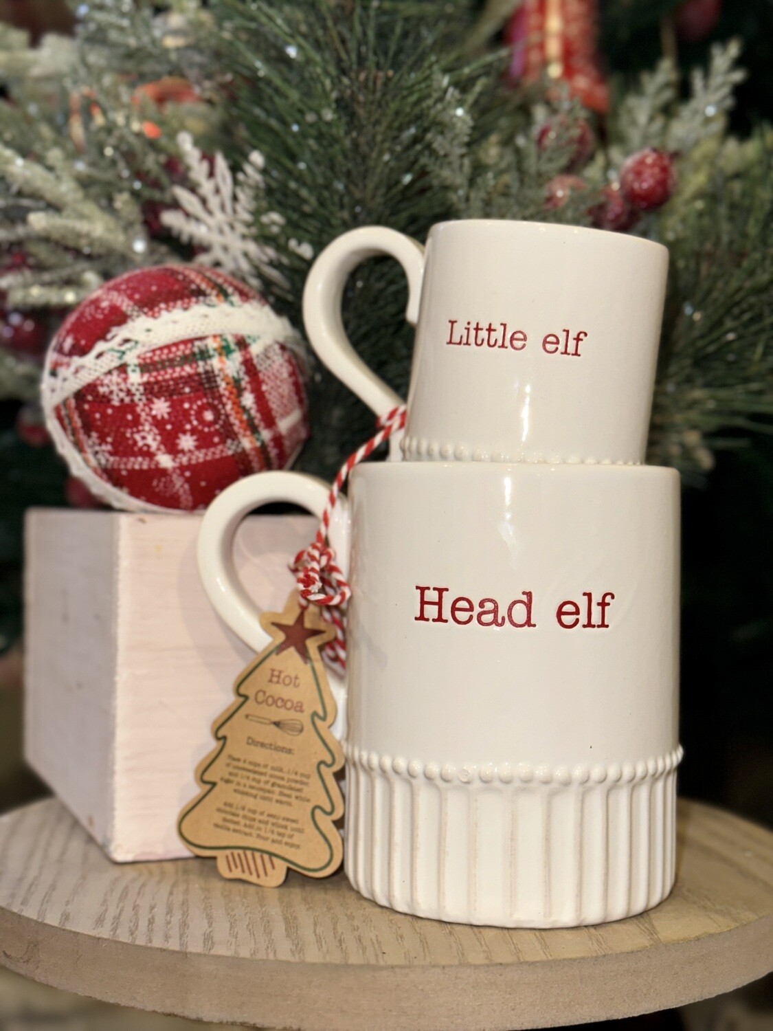 Big & Little Christmas Mug Set 