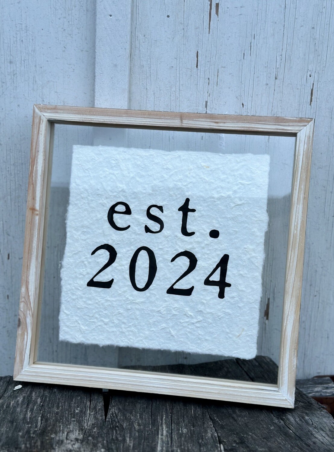 Est. 2024 Wall Plaque