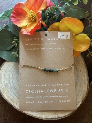Turquoise Chain Bracelet 