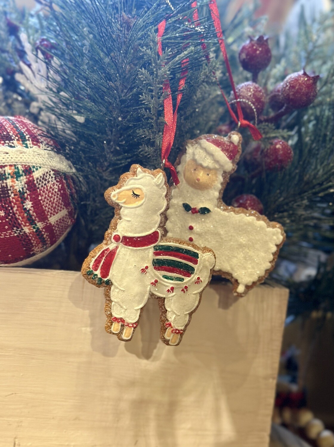 Llama Cookie Ornament 
