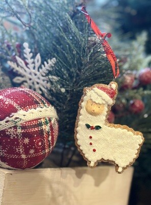 Llama Cookie Ornament 