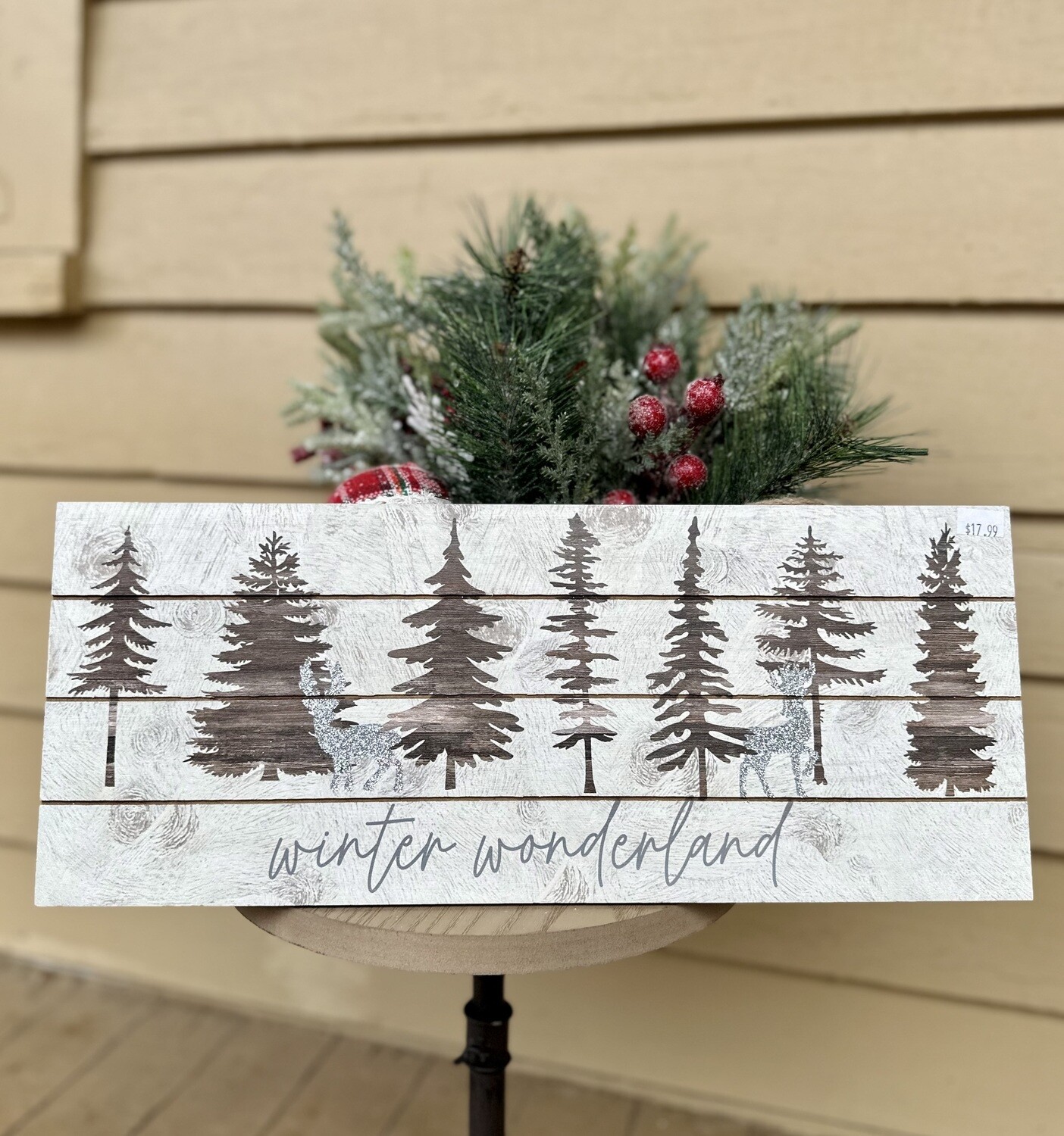 Winter Wonderland Hanging Sign