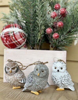 Owl Ornaments