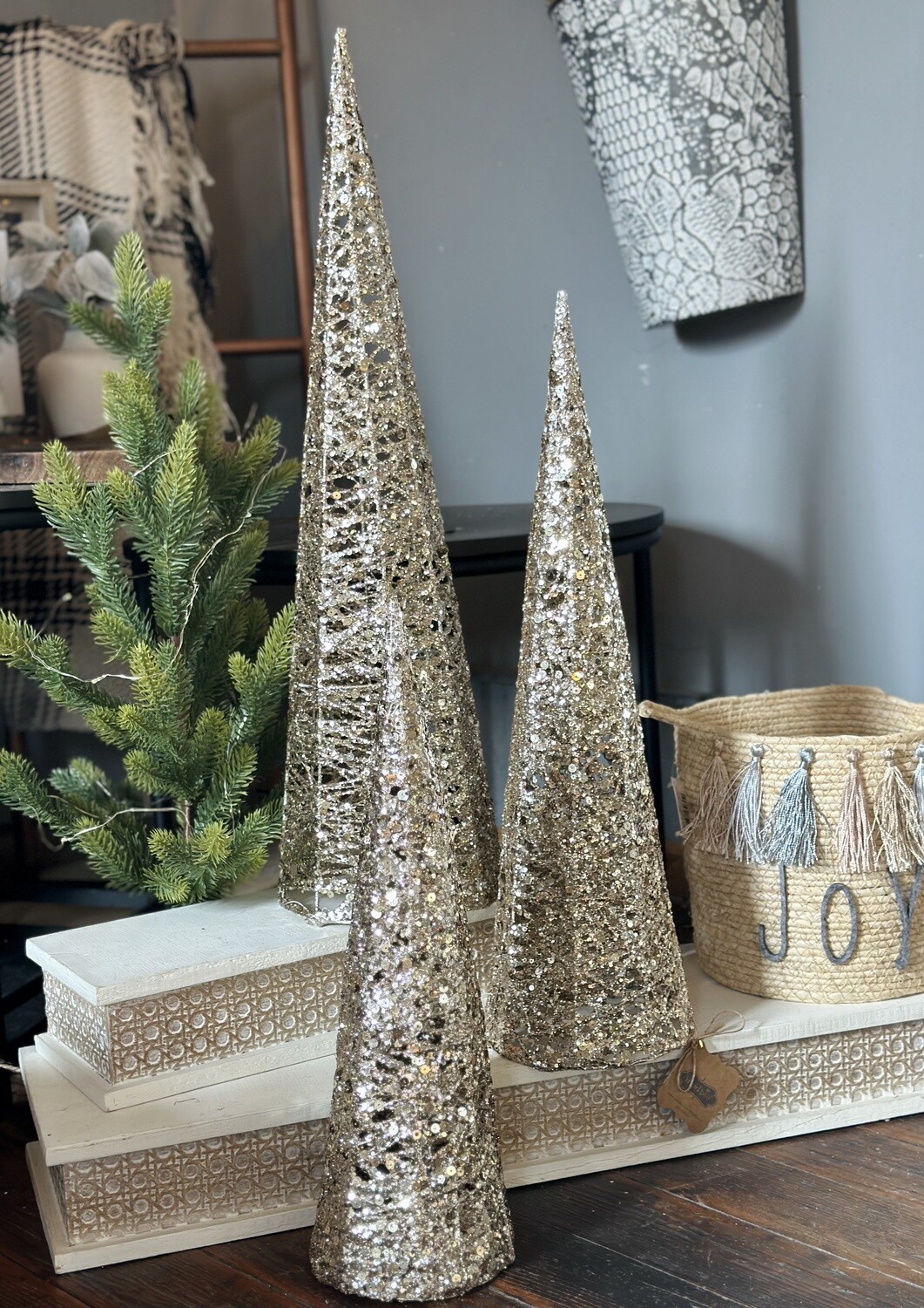 Glitter Cone Trees
