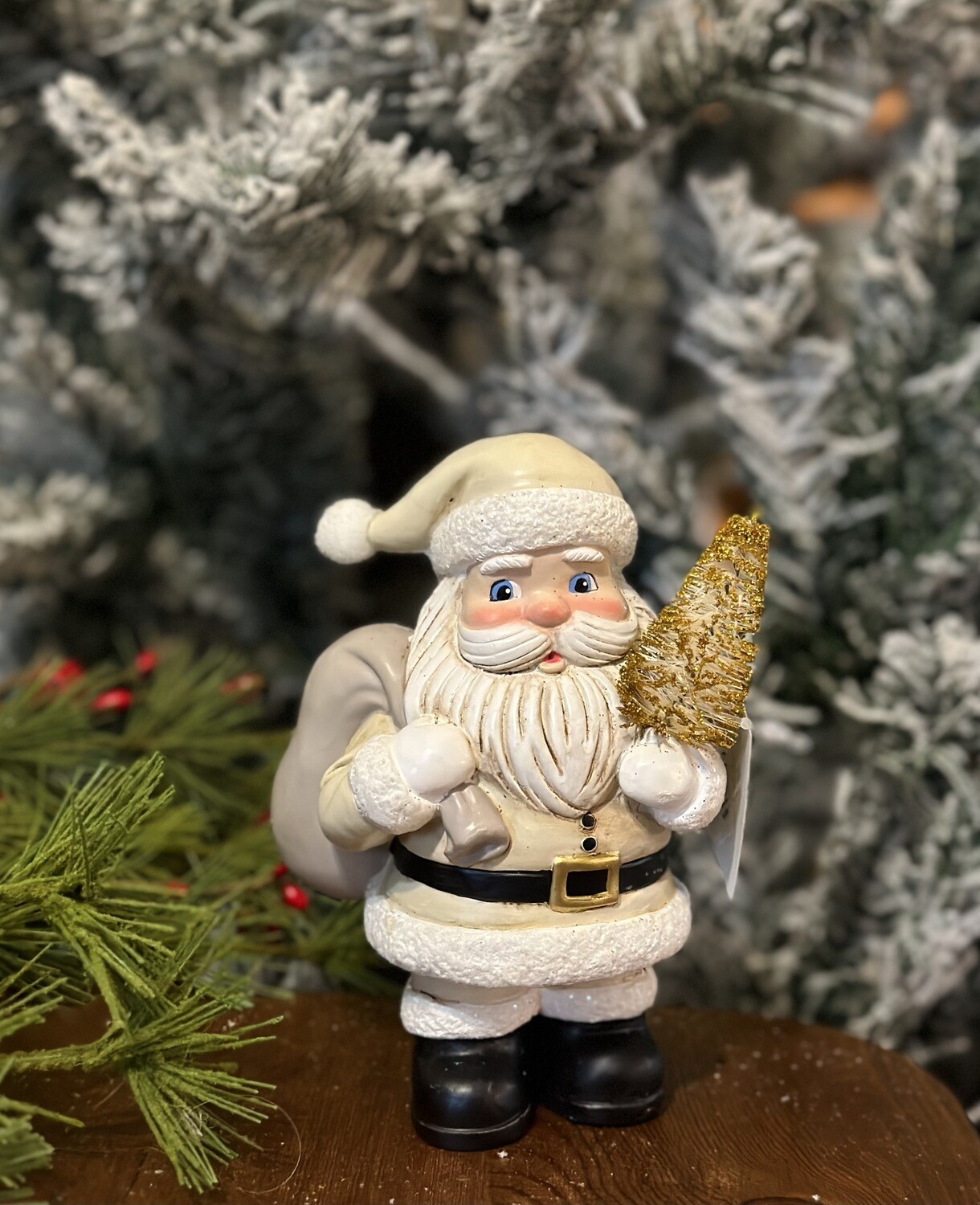 Small Santa Figure with Tree