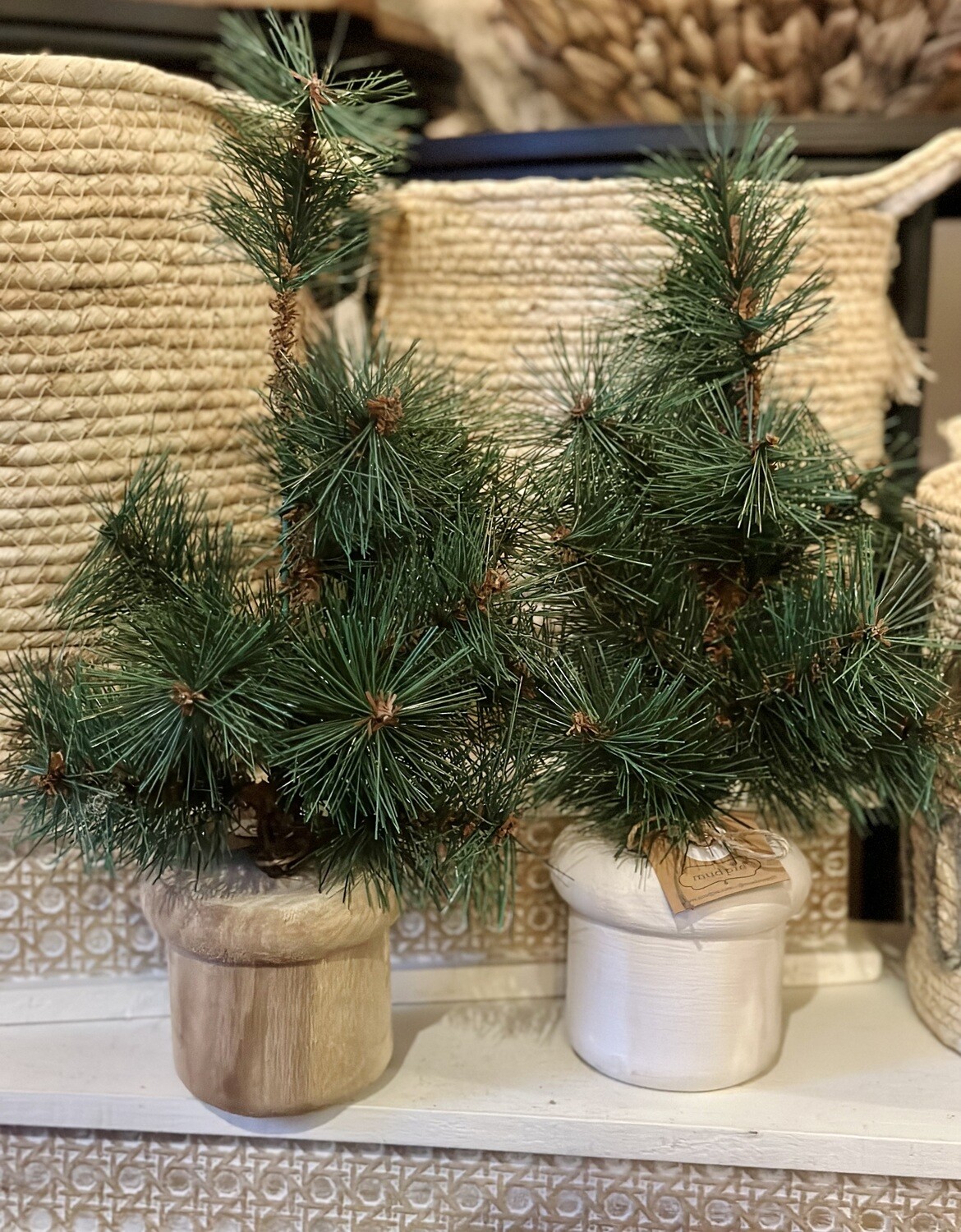 Wooden Base Pine Tree