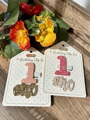 Birthday Hair Clips
