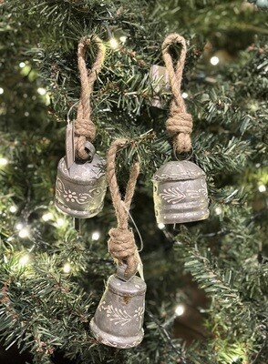Hammered Bell Ornament