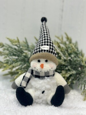 Plush Light up Snowman Ornaments