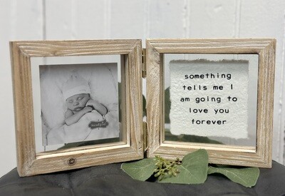 Baby Glass Hinged Frame