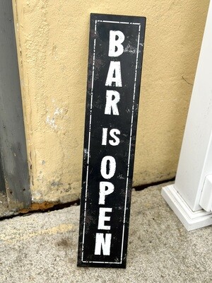 Bar Tabletop Sign with Easel