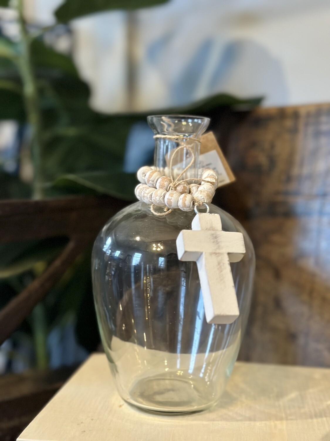 Cross Bud Vase