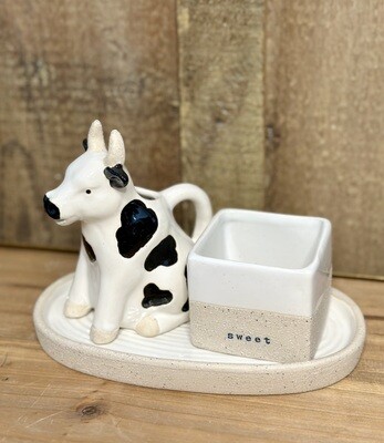 Cow Cream &amp; Sugar Set