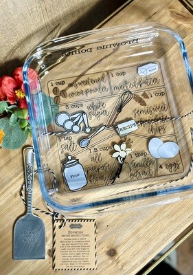 Brownie Recipe Baker Set