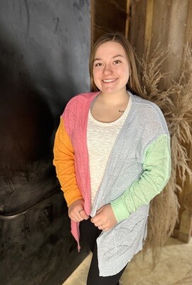 Parker Colorblock Cardigan