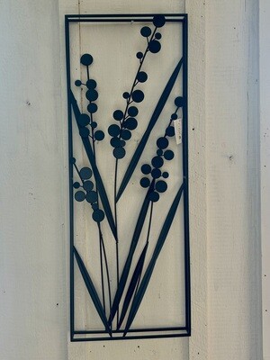 Black Floral Wall Decor