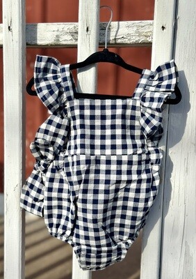 Gingham Bubble One Piece