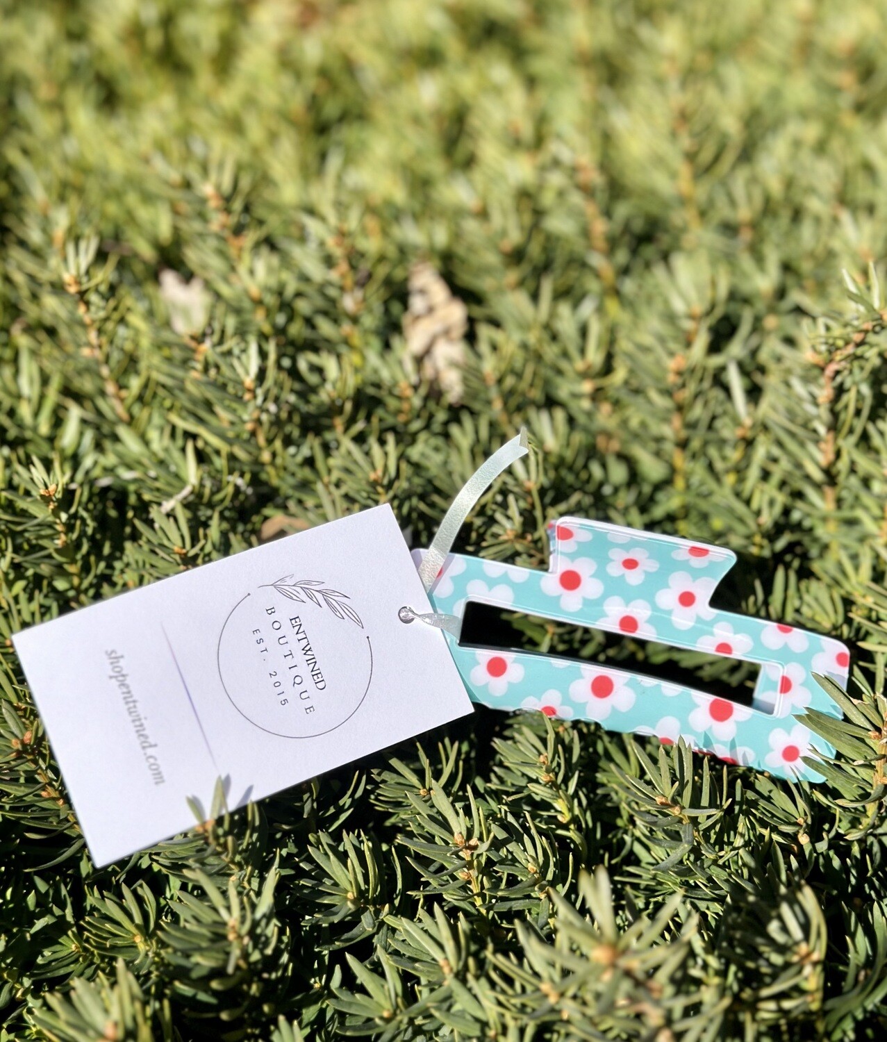 Jumbo Floral Hair Claw Clips