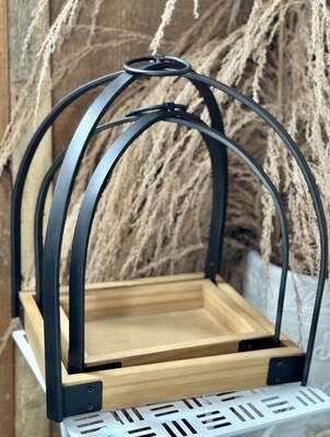 Sleek Black Arch Tray