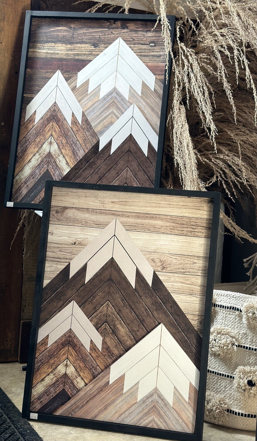 Wooden Framed Mountains
