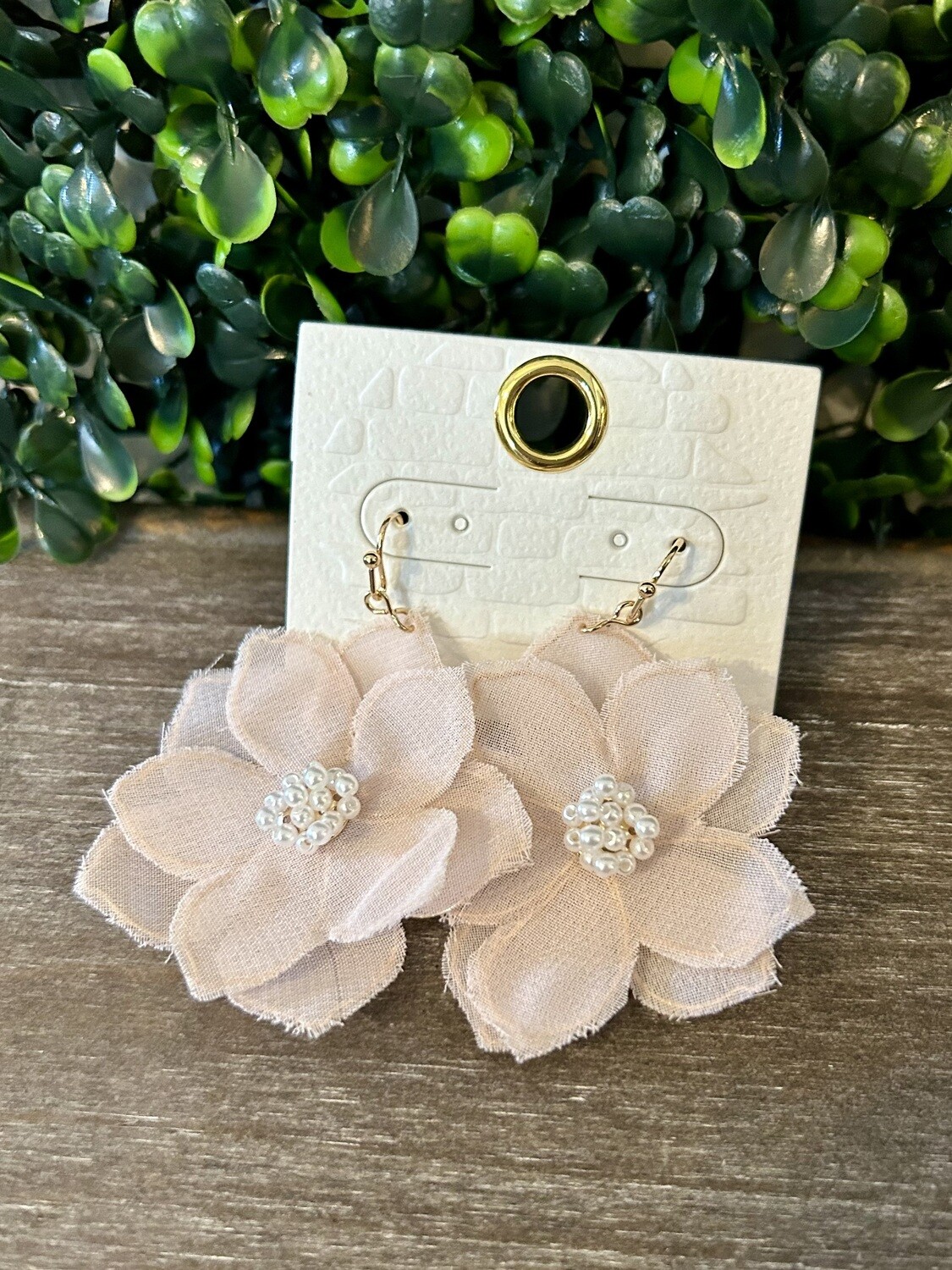 Pink Dangle Earrings