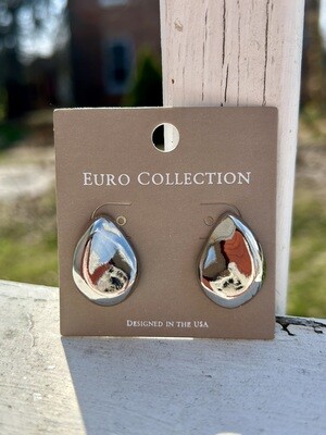Teardrop Post Earrings