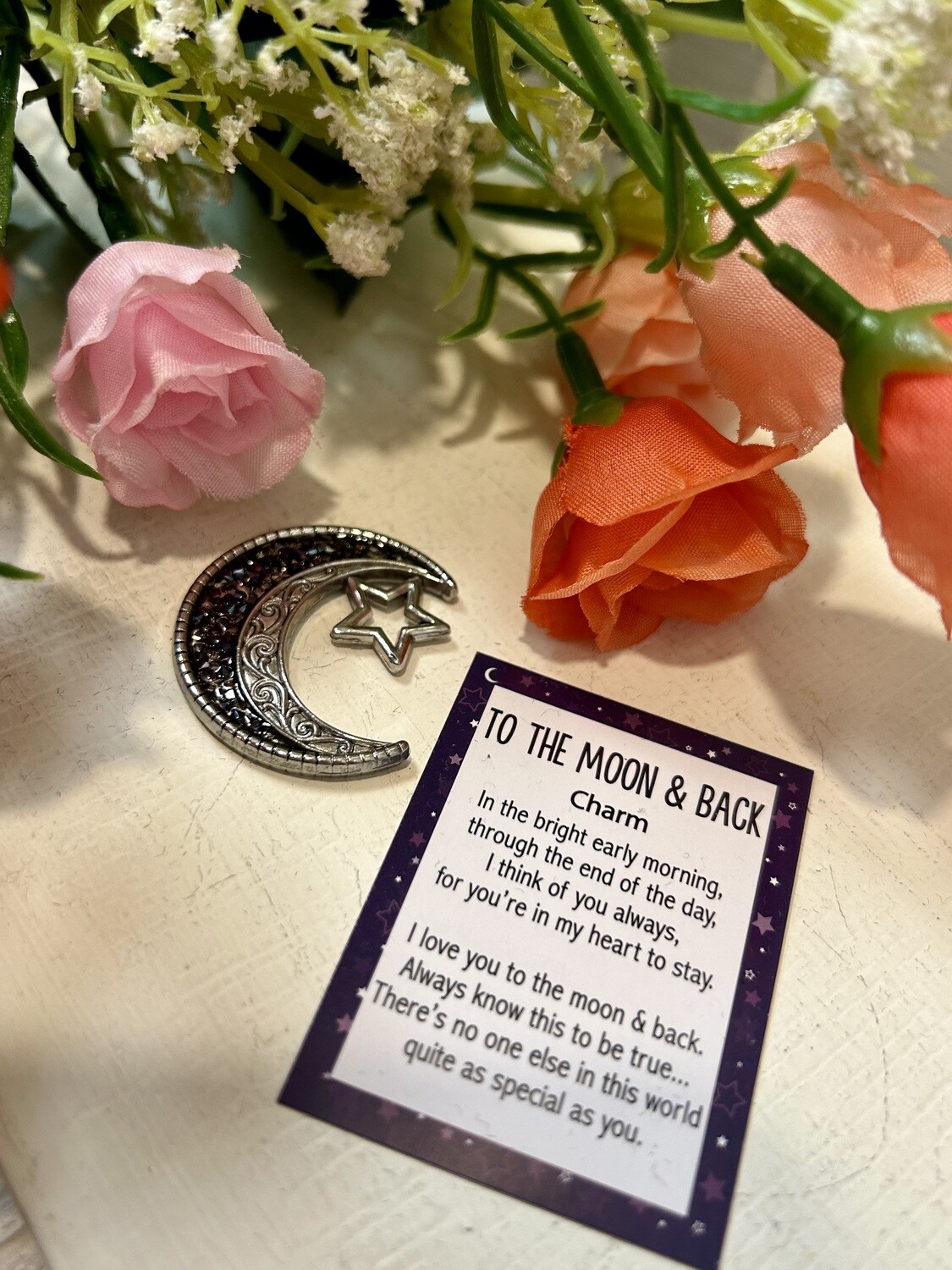 To The Moon And Back Charm