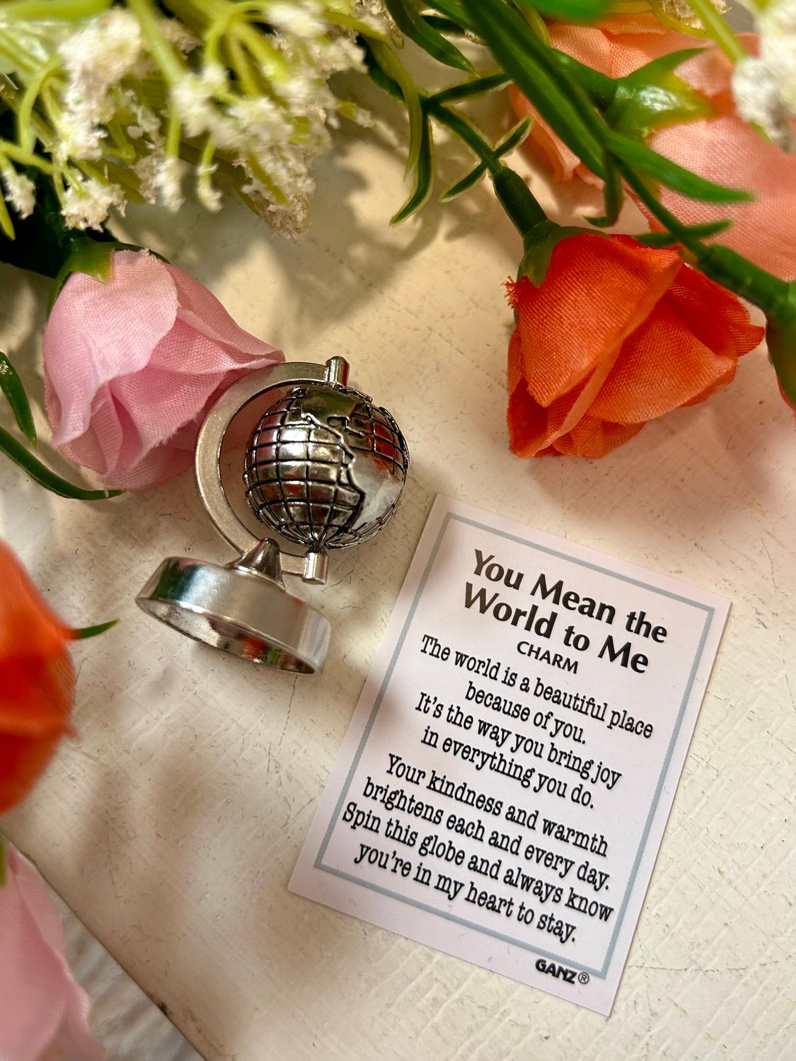 You Mean the World to Me Charm