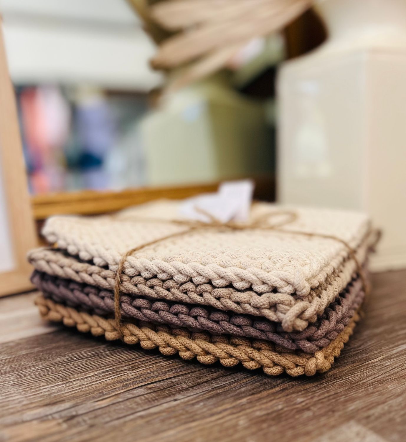 Crochet pot Holder 4PCST