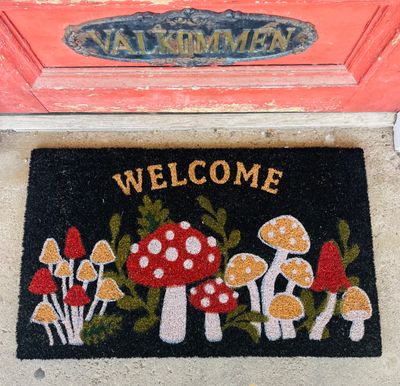 Fungi Mushroom 30x18 Doormat 