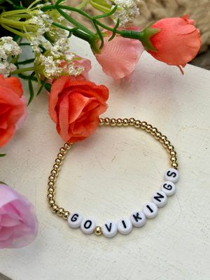 Gold Letter Bracelets