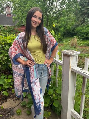 Flower Patchwork Kimono