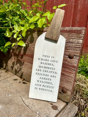 Pumpkin Plaque Decor
