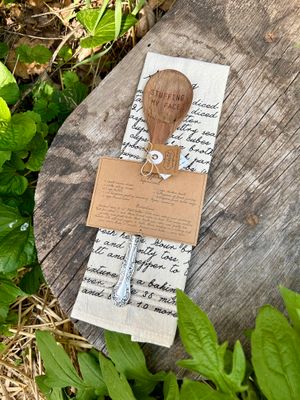 Thanksgiving Recipe Spoon & Towel Set